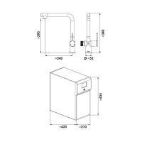 Naber LINEA Küchenarmatur Aqvella System
