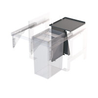 Wesco Pullboy Soft Fusion® Deckelsystem, Anthrazit, für Gesamthöhe 480 mm