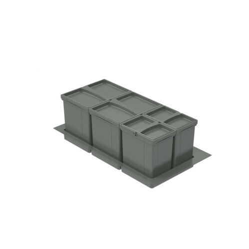 Wesco Pullboy Versa® 265 K/800-4, Abfallsammler für vorhandene Auszüge, Anthrazit, H 265 mm