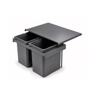 Naber Cox Stand-UP® 350 K/600-2, Abfallsammler für vorhandene Auszüge, Anthrazit, H 350 mm
