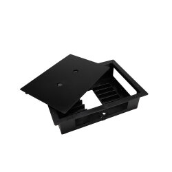 Naber Kabel- und Konverterbox, Schwarz