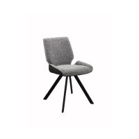 Naber Stuhl Artea 1C, Gestell Schwarz matt, starr, oval