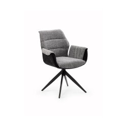 Naber Stuhl Livaro 1AC, Gestell Schwarz matt, drehbar