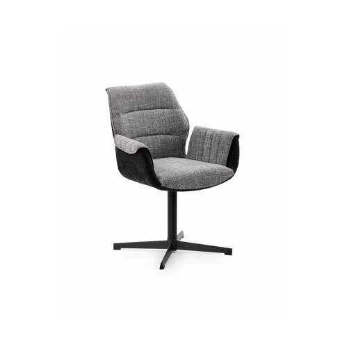 Naber Stuhl Livaro 1AC, Gestell Schwarz matt, drehbar, Wippfunktion