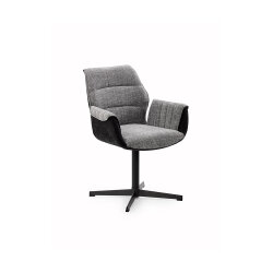 Naber Stuhl Livaro 1AC, Gestell Schwarz matt, drehbar,...