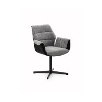 Naber Stuhl Livaro 1AC, Gestell Schwarz matt, drehbar, Wippfunktion