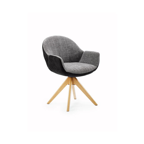 Naber Stuhl Sitro 1AC, Gestell Eiche, drehbar