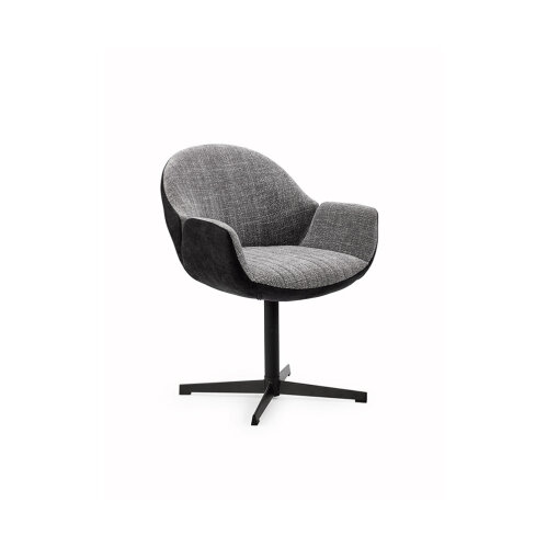 Naber Stuhl Sitro 1AC, Gestell Schwarz matt, drehbar, Wippfunktion