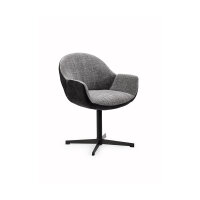 Naber Stuhl Sitro 1AC, Gestell Schwarz matt, drehbar, Wippfunktion