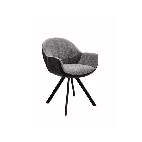 Naber Stuhl Sitro 1AC, Gestell Schwarz matt, starr, oval