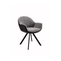 Naber Stuhl Sitro 1AC, Gestell Schwarz matt, starr, oval
