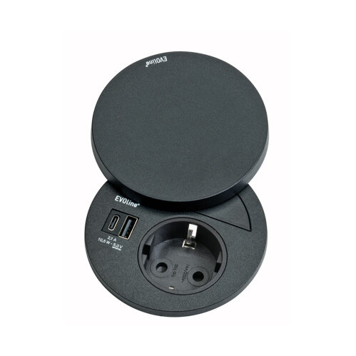Evoline® Circle80 Hide, mit belgischer/französischer Steckdose