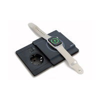 Evoline® Circle80 mit Schiebedeckel DisQ, Schwarz matt