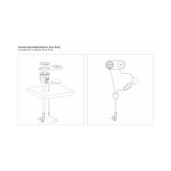 Evoline® One DisQ Qi , Ladestation, mit belgischer/französischer Steckdose, Schwarz matt
