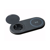 Evoline® One DisQ Qi , Ladestation, mit belgischer/französischer Steckdose, Schwarz matt