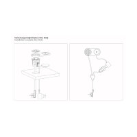 Evoline® One DisQ USB A+C Qi, Ladestation, mit belgischem/französischem Stecker, Schwarz matt