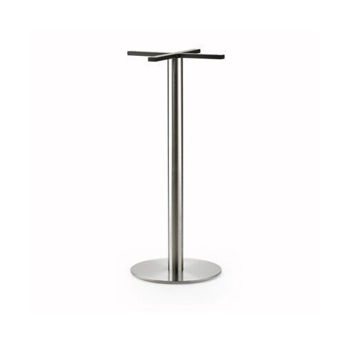 Naber Tischgestell Livia SR Edelstahl, H 1080 mm