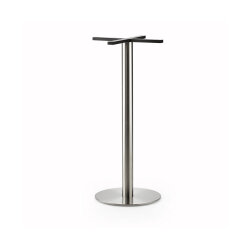 Naber Tischgestell Livia SR Edelstahl, H 1080 mm