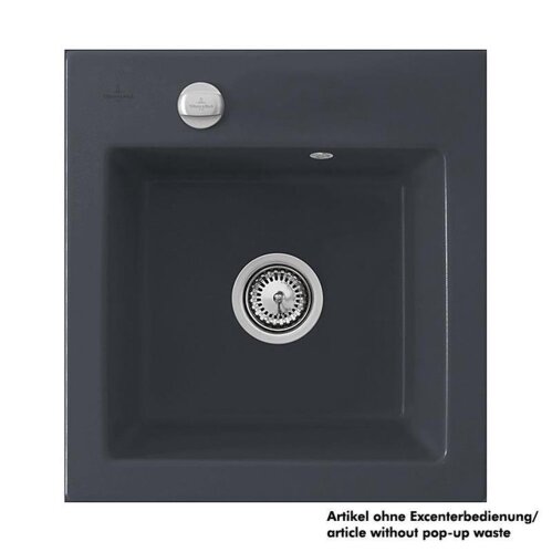 Villeroy & Boch Einbauspüle Subway 45 XS mit Handbetätigung Classicline i4 Graphit -NEUWERTIG-