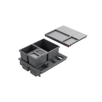 Hailo Abfallsammler 3620521 AS Separato K 500 18/8/8/D dunkelgrau