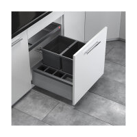 Hailo Abfallsammler 3620811 AS Separato K 600 20/20 dunkelgrau