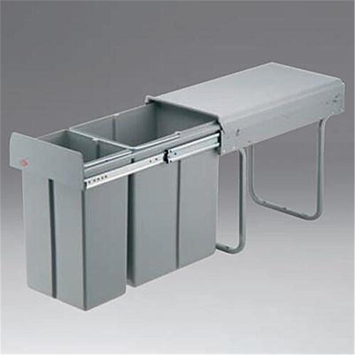 WESCO 757621-85 Einbau Abfallsammler Bio-Double 30 DT, alugrau