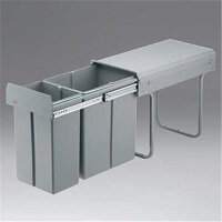 WESCO 757621-85 Einbau Abfallsammler Bio-Double 30 DT, alugrau