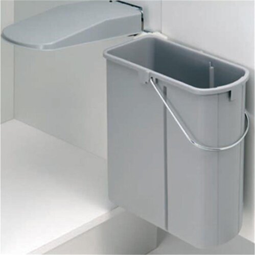Wesco Abfallsammler Single-Junior, alugrau