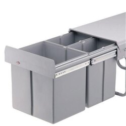 WESCO 787821-85 Einbau Abfallsammler Trio-Master 40 DT, alugrau