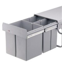 WESCO 787821-85 Einbau Abfallsammler Trio-Master 40 DT, alugrau