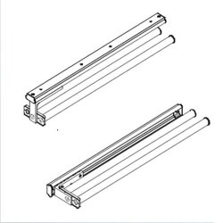 Handtuchhalter Alu, 2-armig, alu-silber