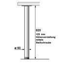 Stützfuß/Tischbein 820 mm hoch, D=60 mm,...