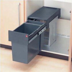 Hailo Abfallsammler 3666111 Tandem 24/7 dunkelgrau