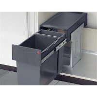 Hailo Abfallsammler 3666111 Tandem 24/7 dunkelgrau