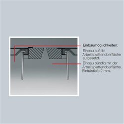 WESCO 060014-47 Einbau Abfallsammler Ergo-Master small, 5...