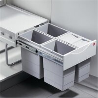 Hailo Abfallsammler 3643141 Raumspar Tandem 8,5/8,5/8,5/8,5/D