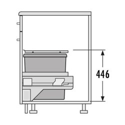 Hailo Abfallsammler 3610121 Euro Cargo S 300 30