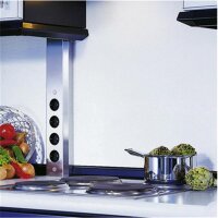 Energiesäule STS3006, mit Schalter, Edelstahl