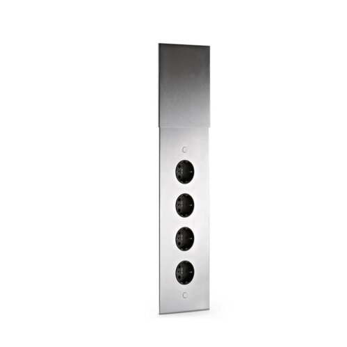Thebo Steckdosenleiste übereck ST3007, Edelstahl