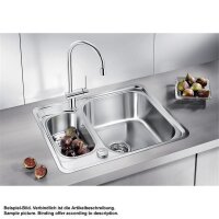 BLANCO Einbauspüle LANTOS 6-IF Edelstahl Bürstfinish