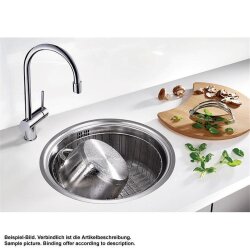 BLANCO Einbauspüle RONDOSOL Rundbecken Edelstahl...