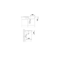 BLANCO Einbauspüle METRA XL 6 S Silgranit