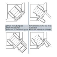 WESCO 782652-11 Einbau Abfallsammler Corner-Boy Double