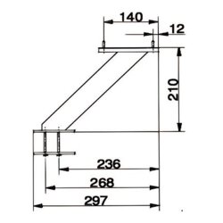 Barkonsole AKO-1, Aluminium