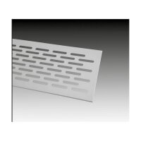 Schüco Lüftungsgitter 900 x 70 mm, Alu silberfarben