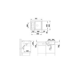 BLANCO Einbauspüle METRA 6 Silgranit cafe