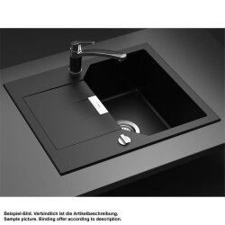 Schock Einbauspüle Cristalite Manhattan D-100 XS A