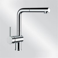 BLANCO Küchenarmatur LINUS-S Hebel links Einhebelmischer Chrom | Hochdruck