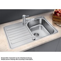 BLANCO Einbauspüle LANTOS 45 S-IF Compact Edelstahl Bürstfinish