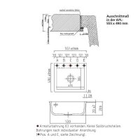 Systemceram Einbauspüle KeraDomo MERA 57 F flächenbündig einbaubar